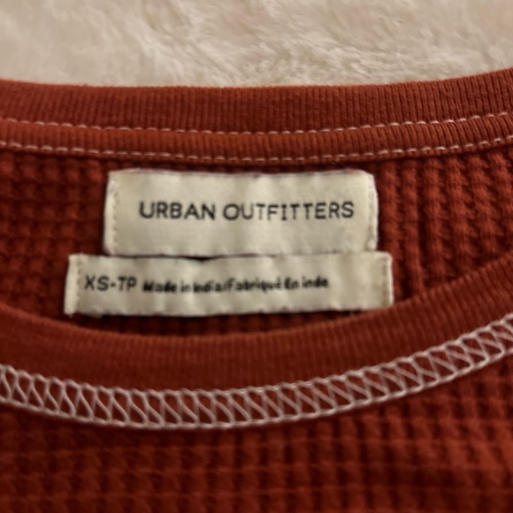 Urban Outfitters Rust Waffle Knit Top - Picture 3 of 4